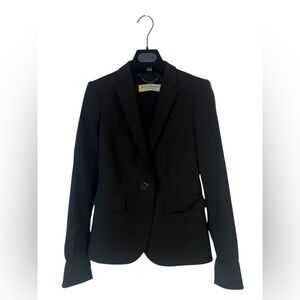 Burberry London Sculpted Single-Button Wool Blazer